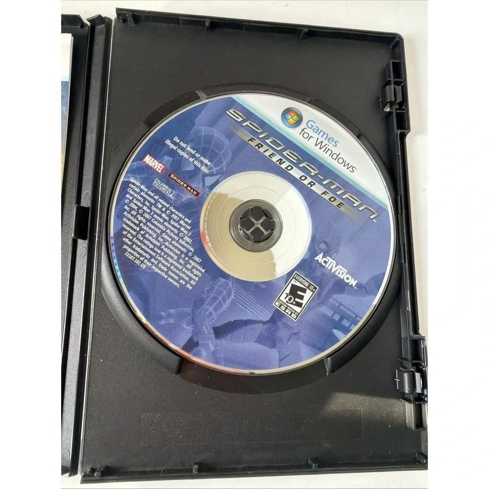 Spider-Man: Friend or Foe (PC, 2007) TESTED Complete In Box W/ Manual CIB - Picture 5 of 6